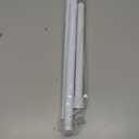 White Tension Curtain Rod for Windows 28 to 48 inch, Adjustable Expandable Pressure Spring Curtain Rod No Drilling, 7/8" Curtain Rod for Bedroom Doorway Closet Door