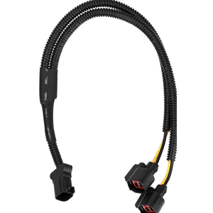 FARBIN 1 to 2 Horn Adapter Connector for Ford, Y Type Horn Connector Converter Wiring Harness, Plug and Play (1 to 2 Converter Wiring for Ford Horn)