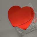 Kigeli 30 Pcs Large Valentines Day Red Hearts Garage Door Magnets Valentine's Day Romantic Fridge Magnets Stickers Removable Indoor Outdoor for Refrigerator Garage Door Car Decor