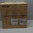 15x6.00-6 Rubber Lawn Mower Tire and Wheel, 2 Pcs Replacement 15x6-6nhs Riding Mowers Lawn Tire and Wheel with Bearing Bore 3/4", 3" Centered Hub