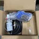 12V Fuel Transfer Pump 15 GPM, Diesel Transfer Pump 12 Volt with Auto Shut Off Nozzle, Hose & Filter, Electric Gasoline Transfer Pump Kit for Fuel Tank, Gasoline, Diesel, Kerosene