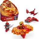 LEGO NINJAGO Kai's Dragon Spinjitzu Spinner - Spinning Blade Battle Building Toy for Kids, Boys and Girls, Ages 6+ - with 2 Minifigures - Gift Idea for Birthdays - 71823