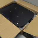 GOYLSER TV Tray Table Adjustable Height, Flip-Top, Snack Side Table with 360 Swivel and 180 Tilt, C Shaped End Table for Couch, Sofa, Dinner Eating and Recliner (Black)