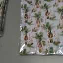 2 x GIOLNIAY Nutcracker Christmas Wrapping Paper for Kids Adults - Holiday Gift Wrap with Nutcracker, Ribbons & Greenery on White - 4 Jumbo Sheets, 28" x 40" Each (31 sq. ft ttl), Easy to Store