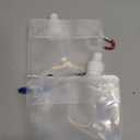 Survivor Filter Clear Collapsible Water Bottles - Travel, Hiking, Foldable, BPA-Free - 2 x