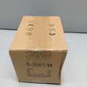 Wellmet Chandelier Lamp Shades, ONLY FOR CANDELABRA BULBS, Clip-on Fitter Lampshade, 3" X 6" X 5", Set of 6 (Black-Gold)