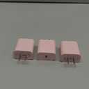 USB-C Charger Block 3-Pack for Apple Watch iPhone 16 15 14 13 12 11, Type-C PD Fast Charging 20w Power Adapter Wall Charging Plug Cube for iPad 2025 2024 2022 2020, Pink