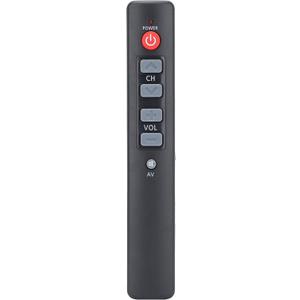 Universal Remote Control Replacement for TV/STB/DVD//HiFi/VCR, etc Smart Digital TV Box Television Learning Controller with 6 Large Buttons()
