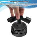 2pcs Hose Bender for Racing Fuel Tanks, ABS Plastic Gas Can Hose Bending Tool with X-Shaped Opener/Closer for VP, Sportsman, Rural King Oil Fuel Tanks