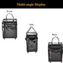 Reusable Grocery Bag On Wheels Large Capacity Shopping Trolley Foldable Rolling Tote Bag with Heavy Duty Handle for Travel