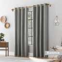 1 1/4 Diam Large Room Darkening Rods, 48-84Inch(4-7ft) Length Telescoping Wrap Around Curtain Rods For Bedroom Living Room Kitchen, Warm Gold