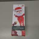 Christmas Santa Bubble Wand Machine for Kids Maker Blower Toys Christmas Basket Stocking Stuffers Birthday Gift Outdoor Indoor Automatic for 3 4 5 6 7 8 + Year Old Toddlers Little Girls Boys