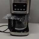 Chefman 12-Cup Programmable Coffee Maker, Electric Brewer, Auto Shut Off, Digital Display w/Auto-Brew Function, Anti-Drip Pot, Reusable Filter for Fresh Grounds, Square Stainless Steel, Glass Carafe