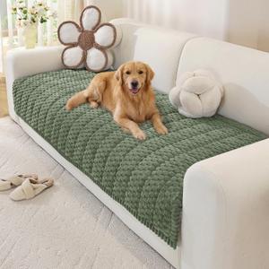 OstepDecor Couch Cover for Dogs Washable Non Slip Sofa Protector for Pets