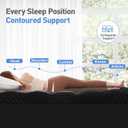 Dual Layer 3 Inch Memory Foam Mattress Topper King Size, 2 Inch Gel Memory Foam Plus 1 Inch Cooling Pillow Top Mattress Pad Cover, with 8-21 Inch Deep Pocket, Black