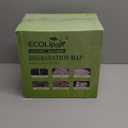 ECOLipak 100% Compostable 10 Inch Heavy Duty Paper Plates, 150 Pack Disposable Biodegradable Eco-friendly Sugarcane Bagasse Plates for Dinner Party(White)