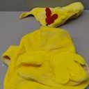 cyeollo Dog Chicken Costume Dog Easter Thanksgiving Outfit Pet Funny Halloween Costumes Cosplay Holiday Cute Clothes for Small Medium Dogs, Yellow Chicken XL