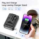 TechGlow Foldable Cellphone Stand with Bluetooth Speaker and Charging Function Birthday Gifts for Men Women Mother Father Boy Girl Teens Cool Tech Gadgets