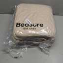 Bedsure Comforter Duvet Insert - Quilted Comforters Queen Size, All Season Duvet, GentleSoft Down Alternative Bedding, with 8 Tabs, Gifts for Women/Men, Beige, Queen 88 x 88 Inches