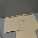 50 End Tab Fastener File Folders - Reinforced Straight Cut Tab 2 Prong Folders- Designed to Organize Standard Medical Files and Office Documents - Letter Size, Manila, 50 Pack