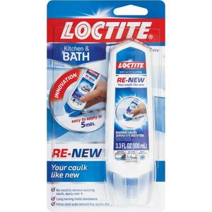 Loctite 2158772 8 Pack 3.3 oz. RE-New Specialty Silicone Sealant, White