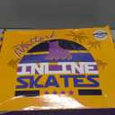 Nattork Kids Inline Skates Adjustable Light up Wheels Blades Roller for Boys Girls- TeenYouth Age 6-12 - Cool Racing Car Decorations Indoor Outdoor Birthday Gift for Son and Grandson (Medium(13C-3 US), Golden)