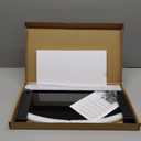 Monoprice TV Mounted Glass Shelf, Allows Above or Below TV Mounting of Blu-Ray Player, Cable Box, Game Console, Streaming Device, Soundbar, or Center Speaker (Max 22 lbs, VESA 400x300) Black