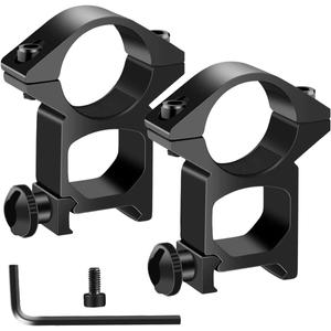 LONSEL 1'' Scope Rings, 2Pcs High Profile or 2Pcs Medium Profile 1 Inch Scope Mount Rings for Picatinny Rail
