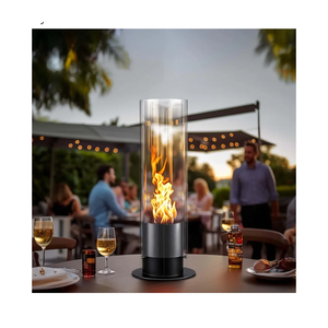 Tornado Tabletop fire Pit, Table top firepit, Spiral Flame Fire Pit, Tabletop fire Pit Outdoor& Indoor,Gift for Balcony Home Decor, Patio and Backyard