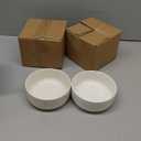 MALACASA 24 OZ Cereal Bowls, Porcelain Soup Oatmeal Bowls Set of 6, Kitchen Ceramic Serving Bowl, Dishwasher Microwave Oven Safe, White, Series LUNA