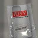 Jusy Compatible with MagSafe Polka Dot Case for iPhone 15 Pro Max, Cute Aesthetic Polka Dots Magnetic Phone Case, Soft TPU and Hard PC Protective Phone Cover for Women Girls (Matte) - White