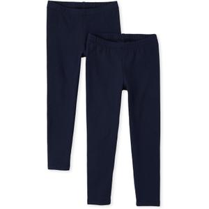 The Children's Place Girls' Assorted Leggings 2 Pack (XX-Large, Tidal 2-pack)