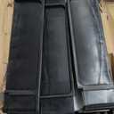 VEVOR Utility Cart, 3-Tier Plastic Service Cart with 550LBS Capacity, 360 Swivel Casters (Including 2 Locking Wheels), Medium Lipped Shelves, Ergonomic Handle, for Garage, Warehouse, Cleaning Tasks