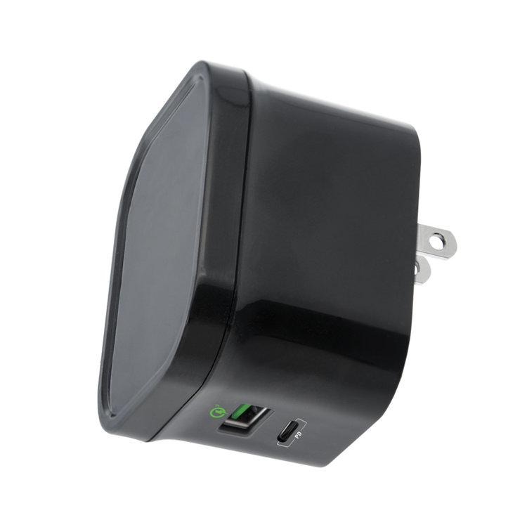 Zgear WC-UCP30UAQ3 Wall Charger, Black