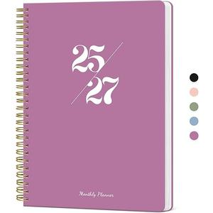 Monthly Planner 2025-2027, 2 Year Months Planner Calendar 2025-2027, July 2025 - June 2027, 7" x 10", 25-27 Monthly Calendar Planner, 24 Months, Perfect for School Office Home Planning