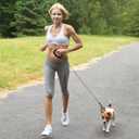 Dog Leash with Hooks Stainless Steel, Water Chew Proof for Medium and Small Dogs 4FT Wire Alloys Camping with Soft Handle(Black 4FT)