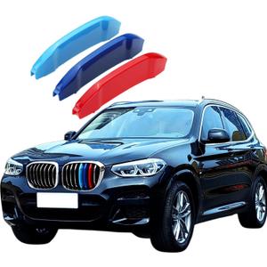 Automotive Grille Inserts for BMW X3 G01 2018-2021 X4 G02 2019-2021(NOT for AWD) 7 Grilles, Front Grill Accessories