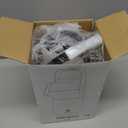 IDEUS Thermal Coffee Carafe 74oz (2,200ml), Stainless Steel Double Wall Insulated Vacuum Flask, Water Jug Coffee Server and Beverage Dispenser, Heat and Cold Retention (White, 74oz (2,200ml))