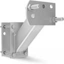 FIERYRED Trailer Spare Tire Mount,120LBS Spare Tire Carrier for Trailer,Utility Trailer and Boat, Tire Holder Bracket Fits 4 & 5 Lugs Wheels, Hold 3.94, 4, 4.25 and 4.72 Bolt Pattern