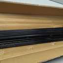 Fence Posts 5FT, Metal U Posts for Wire Fence, 10 Pack，Black