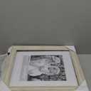 SESEAT 11x14 Frames Pack of 4,Display Pictures 8x10 with Mat or 11x14 Without Mat,Wall Mounting, Distressed White