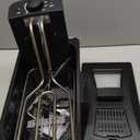 Amazon Basics 3.2-Qt (3.0L) Electric Deep Fryer with Adjustable Temperature Control, Easy Draining Basket, Viewing Window, Fast-Heating 1500W, Stainless Steel Exterior, Black & Silver