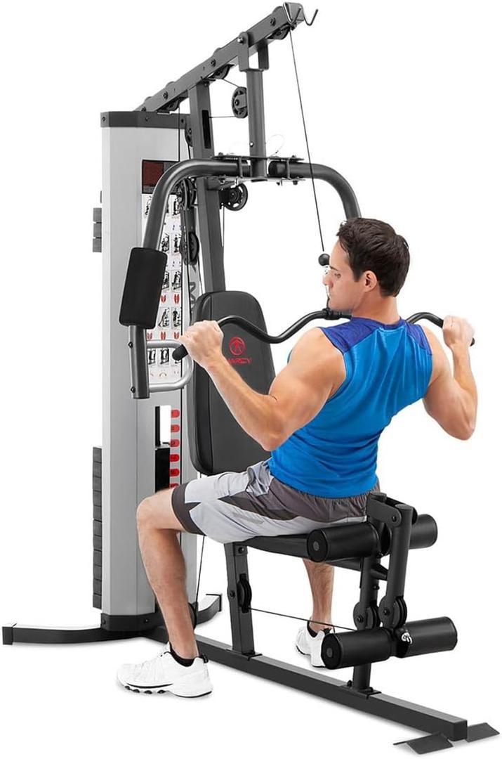 Marcy MWM-988 Multifunction Steel Home Gym 150lb Weight Stack Machine