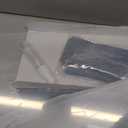 LED Note Board with Colors, Rechargeable 17-Inch Doodle Glow 9-Mode Light Up Desk Sign Letter Message Memo Drawing Dry Erase Board for Classroom/Home Decor/Office/Gifts, 5 Markers (White+clear)