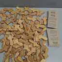 Zuluf 100 Small Olive Wood Comfort Crosses from Bethlehem Israel | Pocket Holding Crosses | Comes With 100 Holy Land Certificates 6cm / 2.5 Inch Each Cross - CRS301