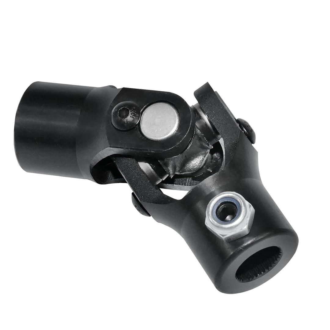 5/8"- 36 Spline x 3/4" Round U Joint Universal Steering Shaft U Joint Coupler Max Angle 35 Degree (3-3/4") 96mm Black (5/8"- 36 Spline x 3/4" Round (3-3/4"))