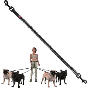 Add-On Accessory Bungee Leash | Add One Medium Dog Up to 45 lbs | Requires Purchase of Two Medium Dog Hands Free Bungee Leashes Sold Separately | Buy One for Three Dogs | Buy Two for Four Dogs