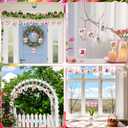 30 Pcs Spring Flower Wooden Ornaments 4 Inch Tulip Easter Tree Decoration Floral Hanging Wood Tulip Cutout Pastel Spring Decor for Home Small Tree Party Decoration