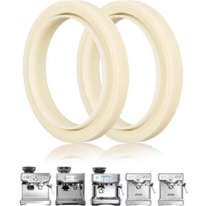 2PCS 54mm Silicone Steam Ring for Breville Espresso Machine 878/870/860/880/810/840/450/500 and Sage 880/878/875/870/810/500, Breville Espresso Machine Accessories Grouphead Gasket Replacement Part