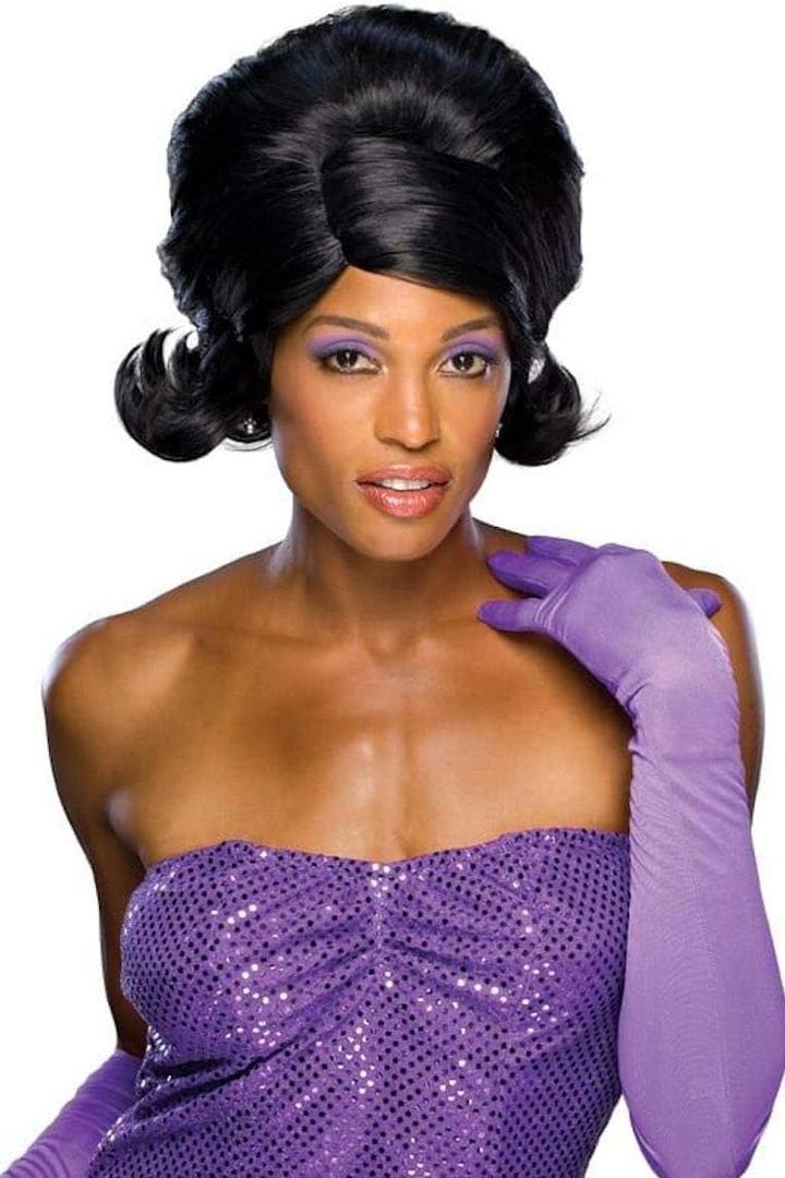 Rubie's Womens Dream Glam Diva Wig Party Supplies, Black